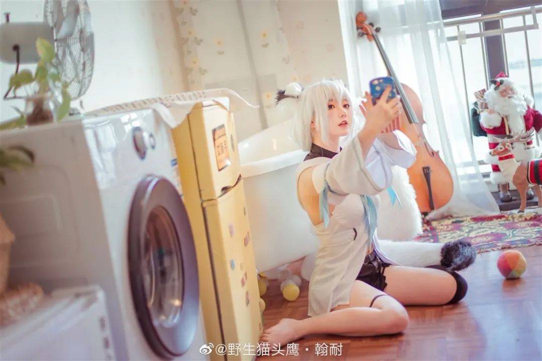 cos—《白上吹雪》兽耳,请和我一起玩吧