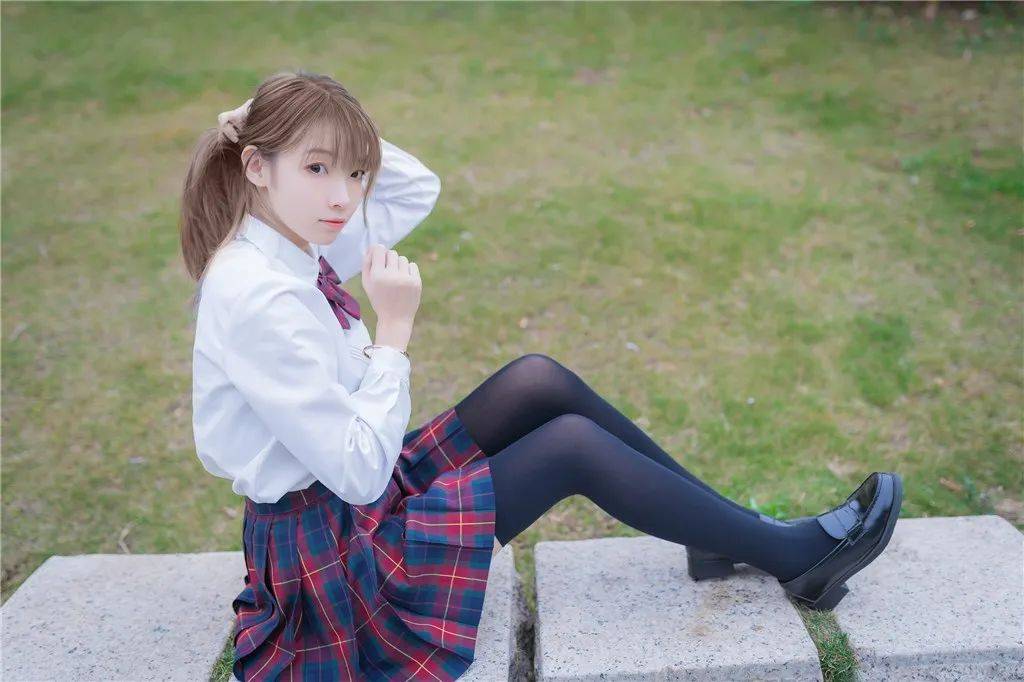 jk制服黑色过膝袜